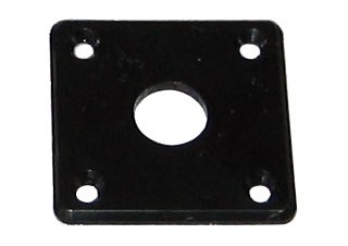 Square Jackplate Black