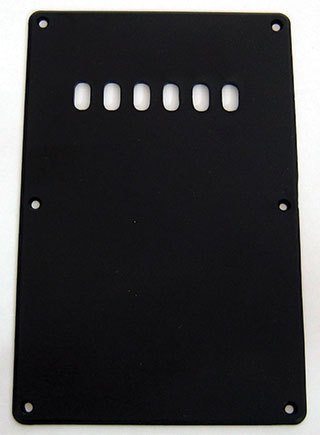 Stratocaster Access Backplate Black