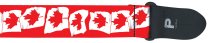 2” Canadian Flag Polyester Guitar Strap