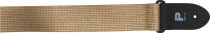 2″ Tan Cotton Guitar Strap